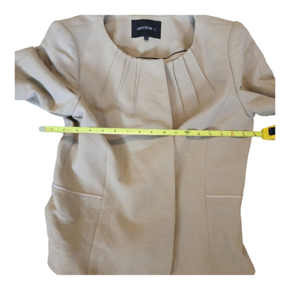 Lafayette 148 wool blazer tan size 8 - Picture 8 of 8